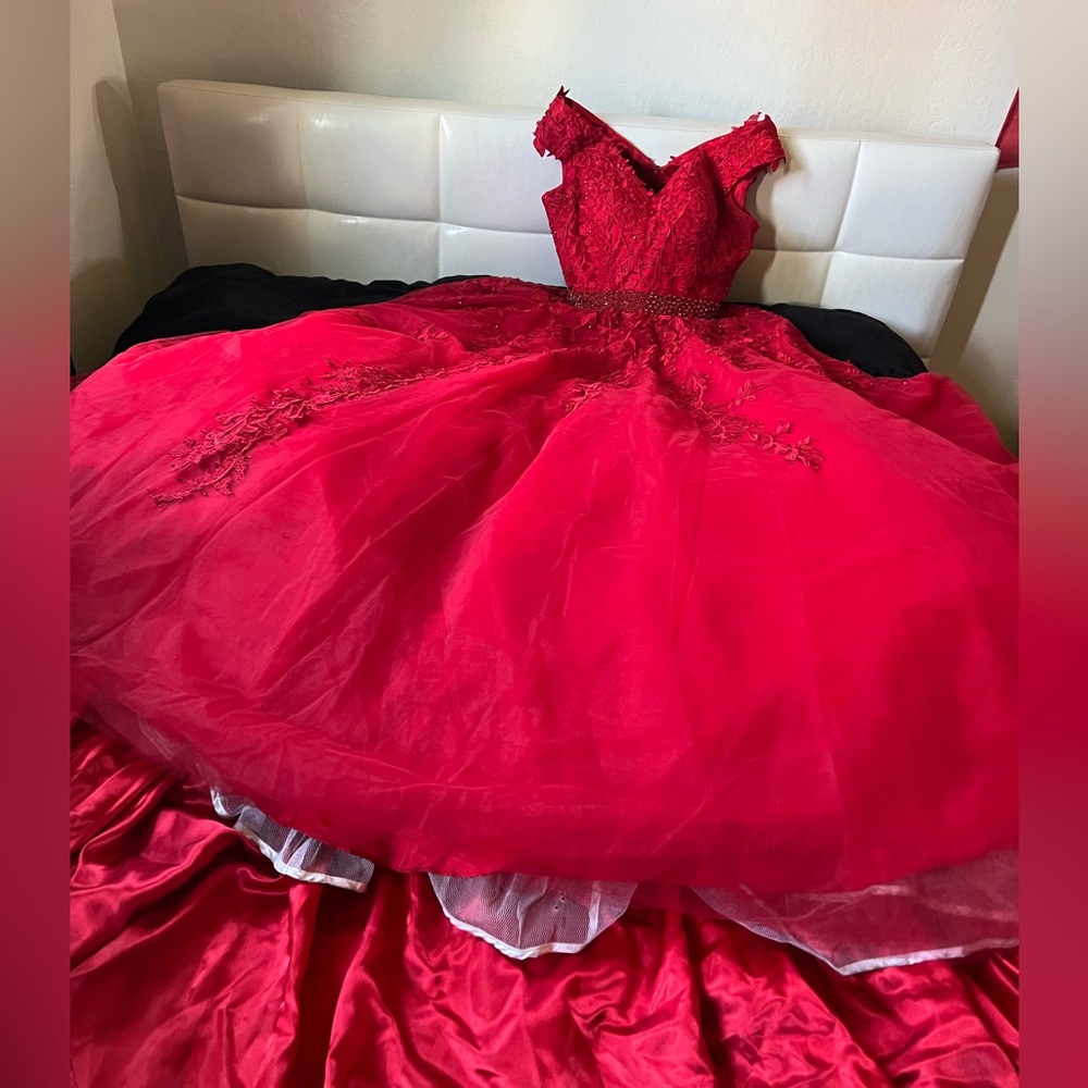 sherri hill red dress size 6
